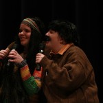 Jessica Herdkoltz and Jenna O'Flannagan earning big laughs with their performance of "I Got You Babe." Photo by Joel Morehouse.