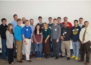 AP Physics students meet their mentors at Emerson in Chanhassen, Minn.