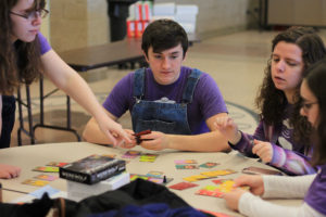 Knowledge Bowl team plays games between rounds