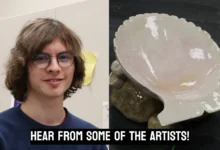 Maxwell Lieder next to his bowl