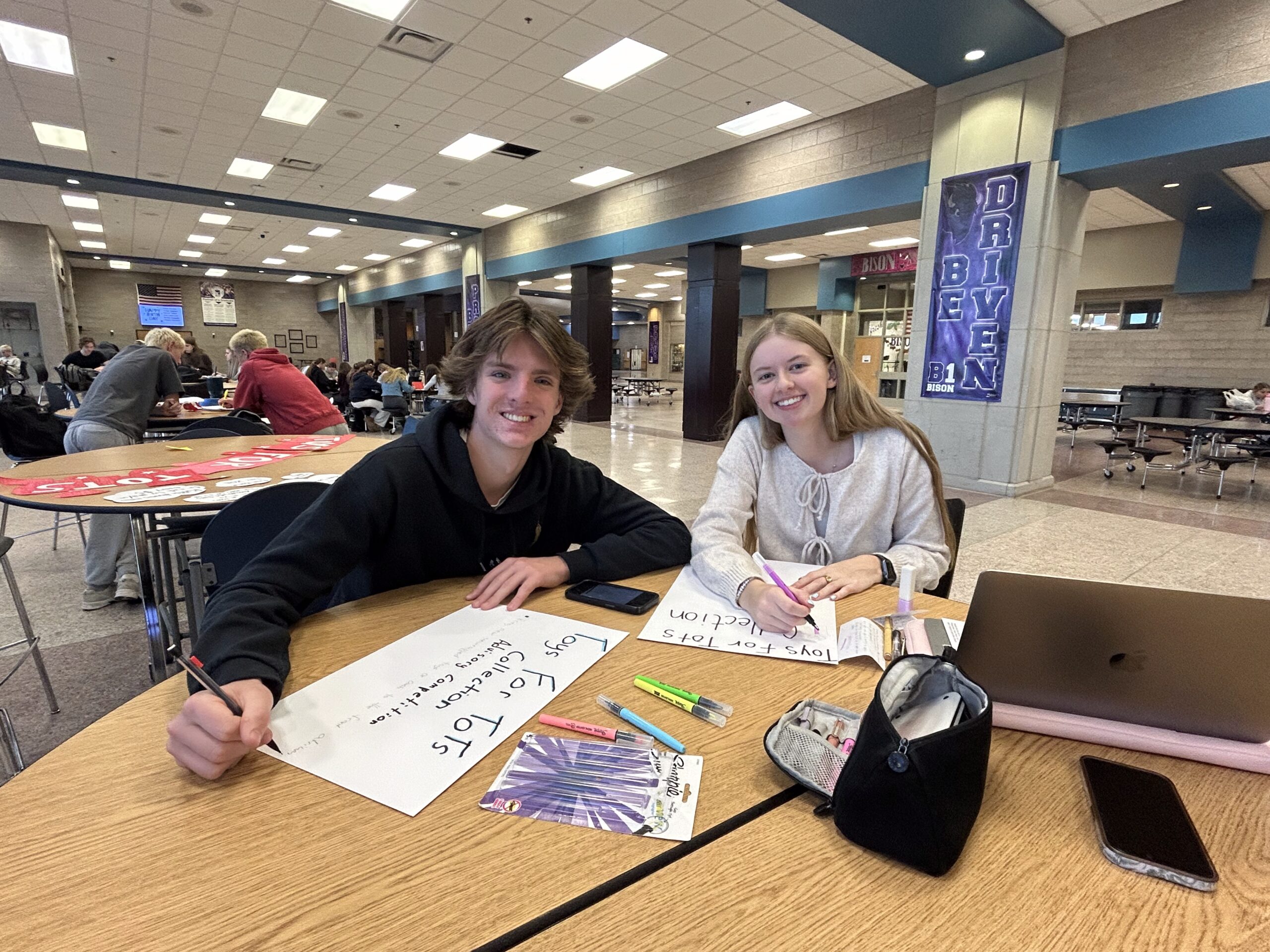 Garett Iverson ‘26 and Jillian Pack ‘26. Photo courtesy of Christina Cox