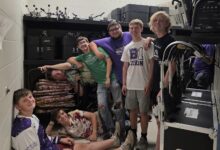 Zac Damico and Helpers in Newly Finished Closet