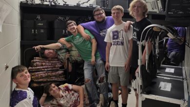 Zac Damico and Helpers in Newly Finished Closet