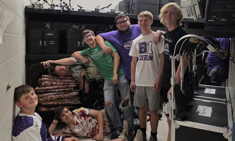 Zac Damico and Helpers in Newly Finished Closet